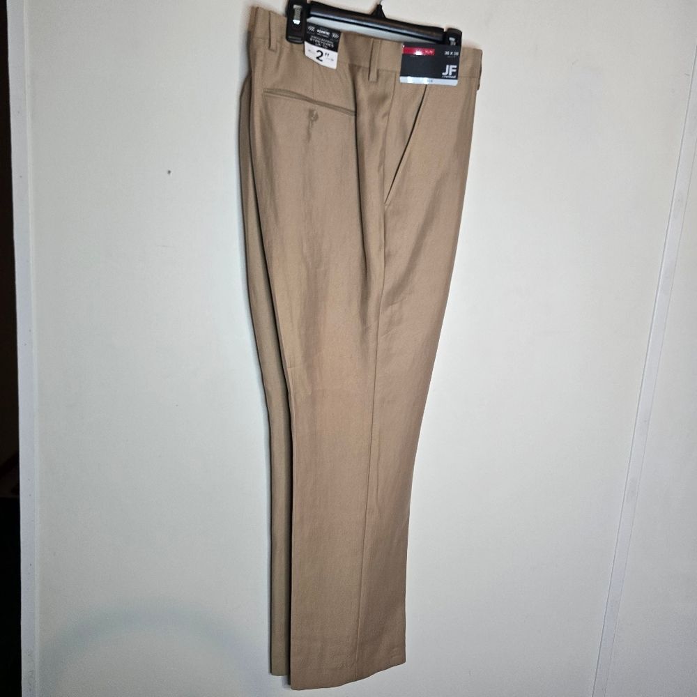 J. Ferrar Ultra Comfort Florence Brown Stretch Slim Fit Suit Pants 38x30